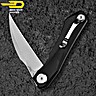 Bestech Couteau de Poche Ivy Noir G10 14C28N