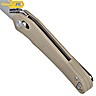 Bestech Couteau de Poche Mothus Beige G10 14C28N