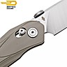 Bestech Couteau de Poche Mothus Beige G10 14C28N