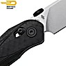 Bestech Navalha Mothus Fibra de Carbono Preta G10 14C28N
