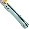 Bestech Couteau de Poche Cobber Bleu Clair G10 14C28N