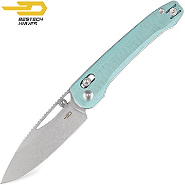 Bestech Navalha Cobber Azul Claro G10 14C28N