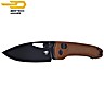 Bestech Pocket Knife Cobber Brown Micarta 14C28N
