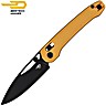 Bestech Pocket Knife Cobber Yellow G10 14C28N