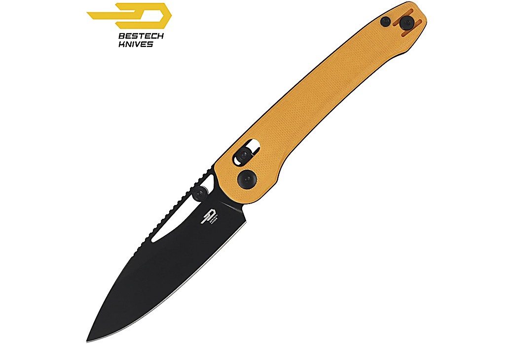 Bestech Navalha Cobber Amarelo G10 14C28N