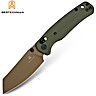 Bestechman Navaja Cicada's Wing Negro G10 10CR15COMOV