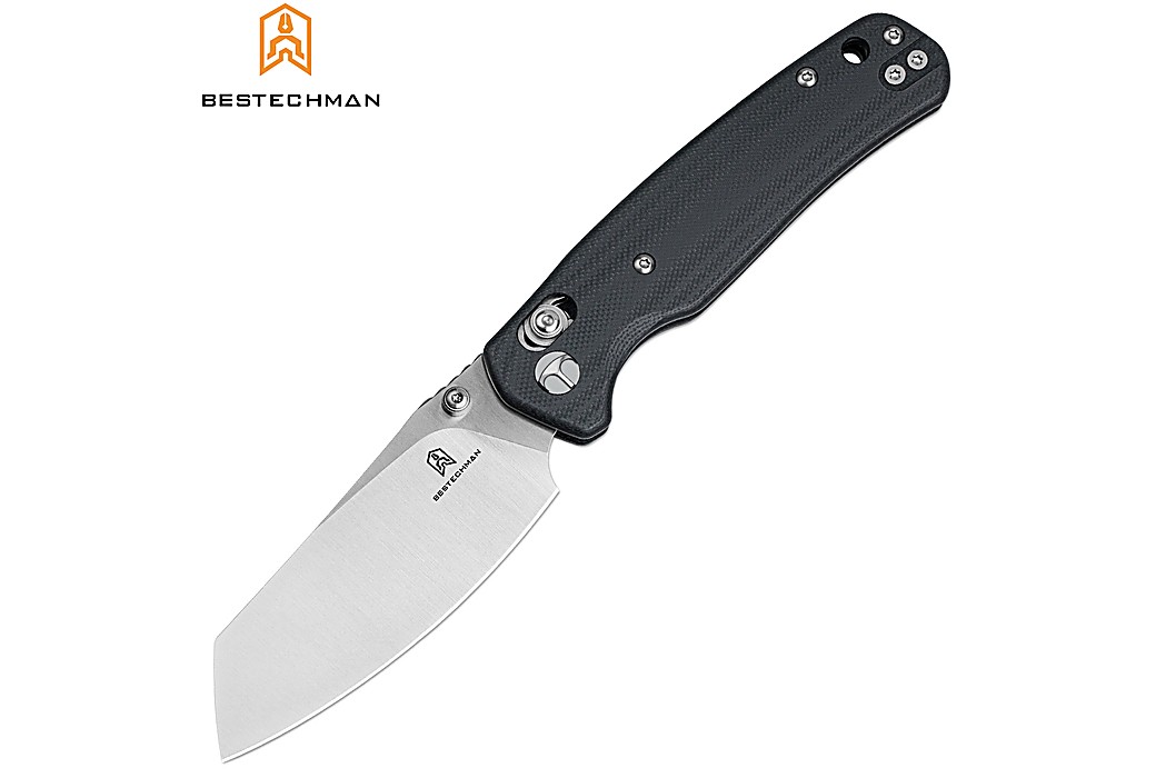 Bestechman Pocket Knife Cicada's Wing OD Green G10 10CR15COMOV