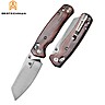 Bestechman Pocket Knife Cicada's Wing Desert Ironwood G10 10CR15COMOV
