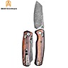 Bestechman Navalha Cicada's Wing Damascus Desert Ironwood G10 10CR15COMOV