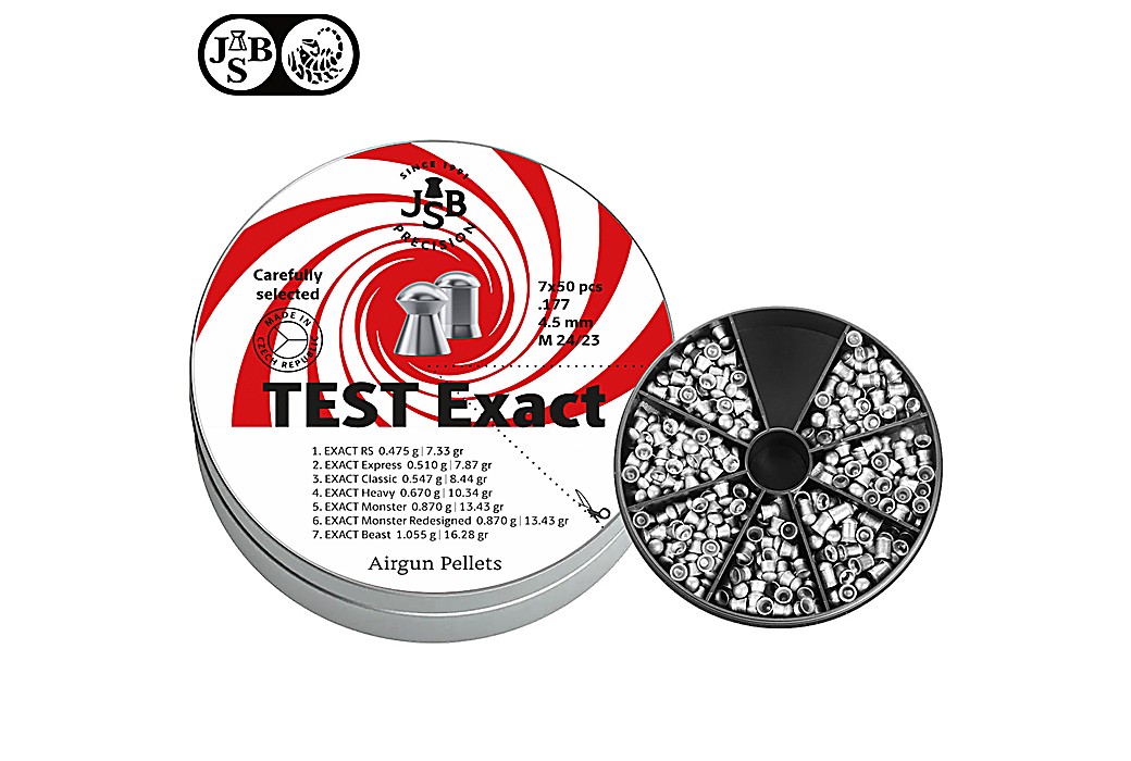 Chumbos JSB Test Exact 350pcs 4.50mm (.177)