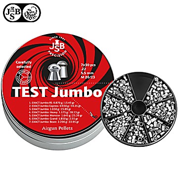 Chumbos JSB Test Jumbo 210pcs 5.50mm (.22)