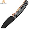 Bestechman Navalha Cicada's Wing Wood & Black Gold Resin 10CR15COMOV