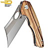 Bestech Couteau de Poche Skirmish Olive Wood 154CM