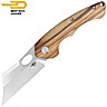 Bestech Pocket Knife Skirmish Olive Wood 154CM