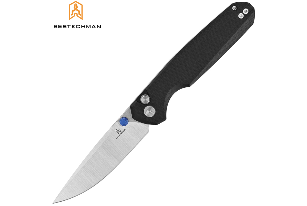 Bestechman Couteau de Poche Velix Noir G10 14C28N