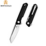 Bestechman Couteau de Poche Dundee Sheepfoot Noir G10 D2