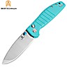 Bestechman Couteau de Poche Goodboy Jr. Bleu Clair G10 D2