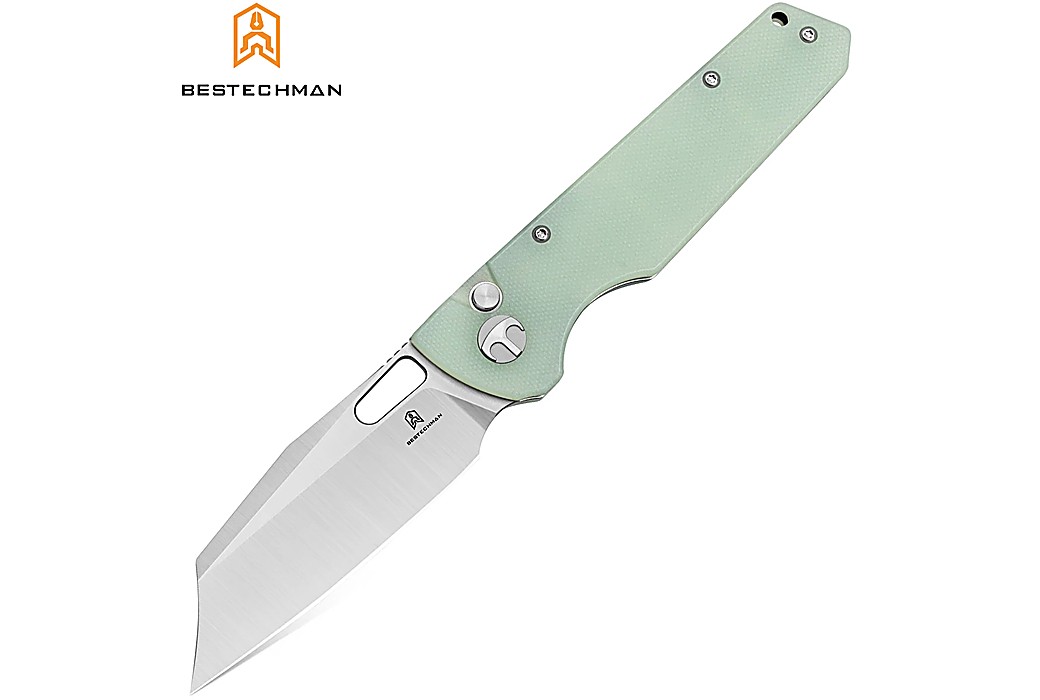 Bestechman Couteau de Poche Guardian Jade G10 D2
