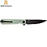 Bestechman Couteau de Poche Flick Jade G10 D2