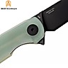 Bestechman Pocket Knife Flick Jade G10 D2