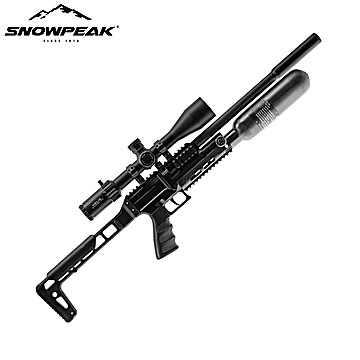 Carabina PCP Snowpeak | Artemis Mercury Compact AP900TB Garrafa em Fibra de Carbono