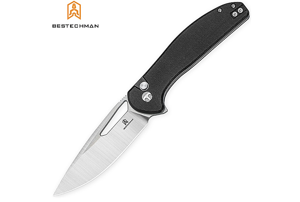 Bestechman Navaja Whalefin Negro G10 D2