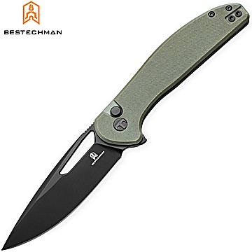 Bestechman Navalha Whalefin Verde OD G10 D2