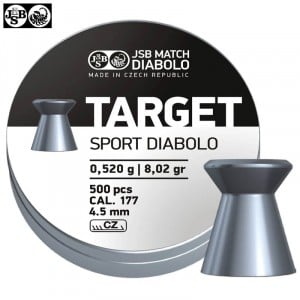 Balines JSB Target Sport Diabolo 500pcs 4.50mm (.177)