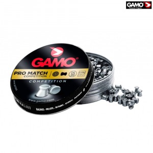 Air gun pellets Gamo Pro Match 500 Pcs 4,5mm (.177)