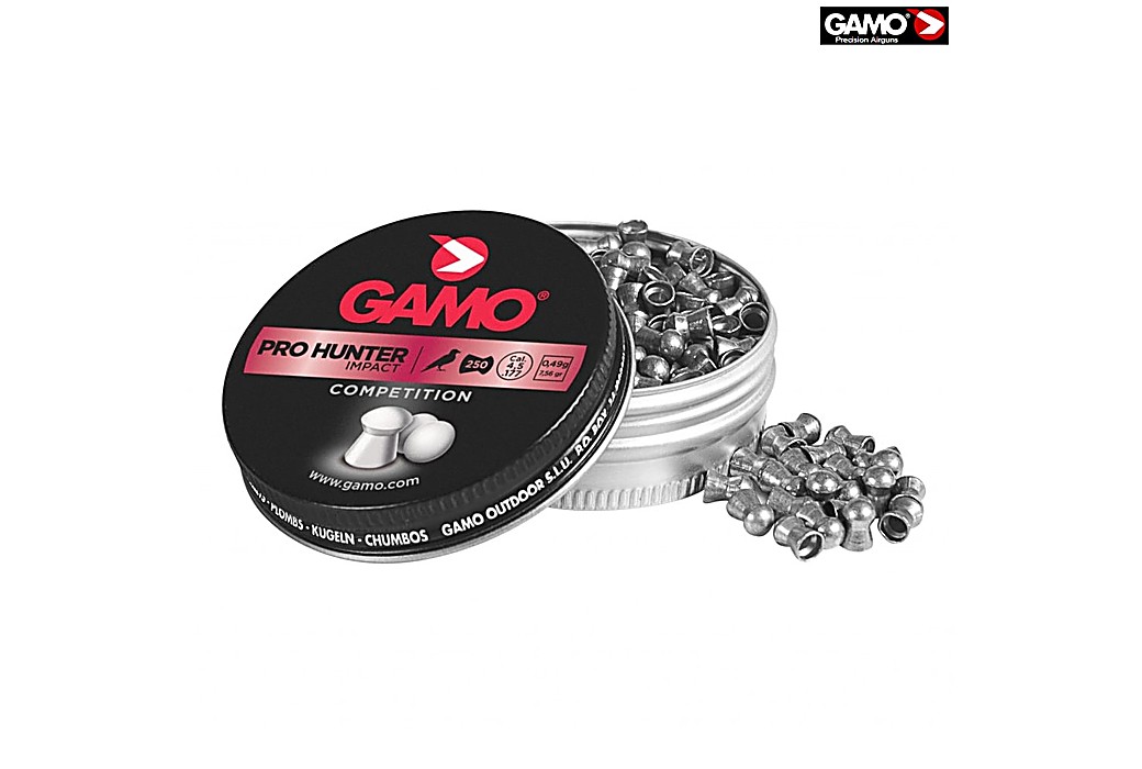 Air gun pellets Gamo PRO Hunter 250 Pcs 4,5mm (.177)