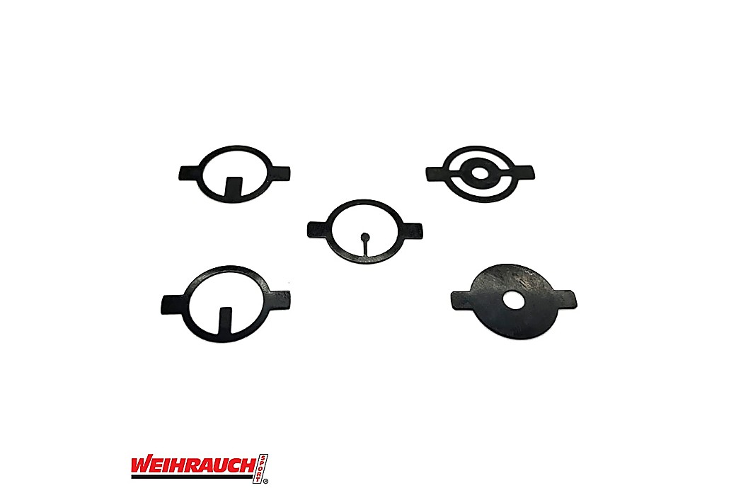 WEIHRAUCH SET OF 5 FRONT SIGHT INSERTS