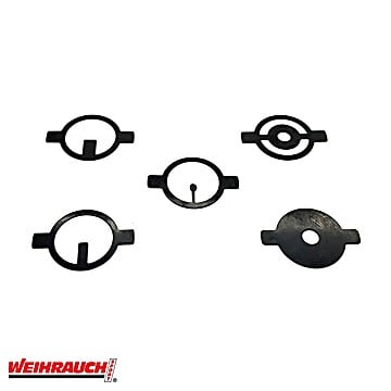 WEIHRAUCH SET OF 5 FRONT SIGHT INSERTS