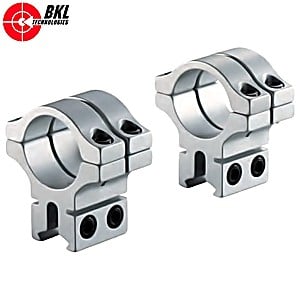 BKL 301 TWO-PIECE MOUNT 30mm 9-11mm SILVER