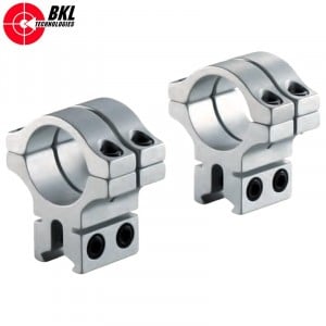 Bkl 301 Two-Piece Mount 30mm 9-11mm Silver