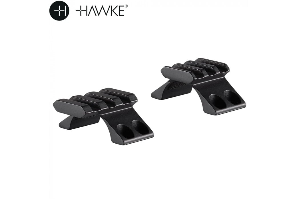 HAWKE PICATINNY/WEAVER TOP RING CAPS 1" F/ HAWKE 2PC MOUNTS