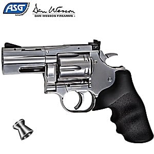 REVÓLVER CHUMBO ASG DAN WESSON 715 2.5" SILVER