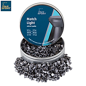 Air gun pellets H & N MATCH LIGHT 4.50mm (.177) 500PCS