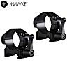 HAWKE PRECISION MONTAGENS AÇO 1" 2PC WEAVER BAIXA - SAQUE RÁPIDO