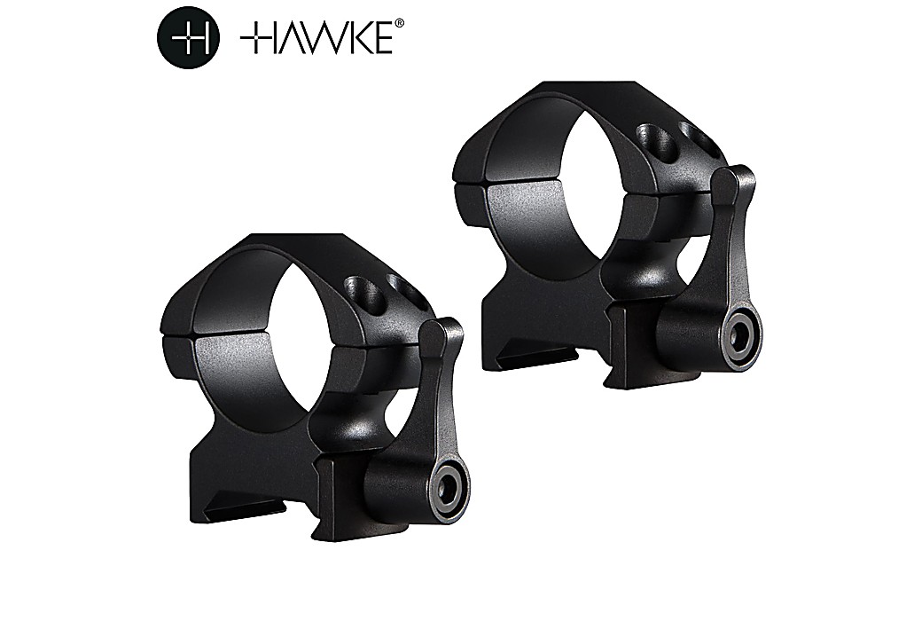 HAWKE PRECISION MONTAGENS AÇO 1" 2PC WEAVER MEDIA - SAQUE RÁPIDO