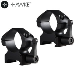 Hawke Precision Montagens Aço 1" 2Pc Weaver Media - Saque Rápido