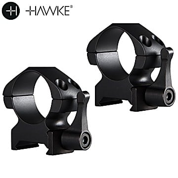 Hawke Precision Montagens Aço 1" 2Pc Weaver Media - Saque Rápido