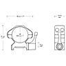 HAWKE PRECISION STEEL RING MOUNTS 1" 2PC WEAVER MEDIUM - QUICK RELEASE