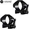 HAWKE PRECISION STEEL RING MOUNTS 30mm 2PC WEAVER LOW - QUICK RELEASE