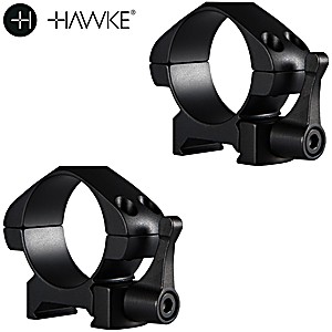 HAWKE PRECISION MONTURAS ACERO 30mm 2PC WEAVER BAJA - LIBERACIÓN RÁPIDA