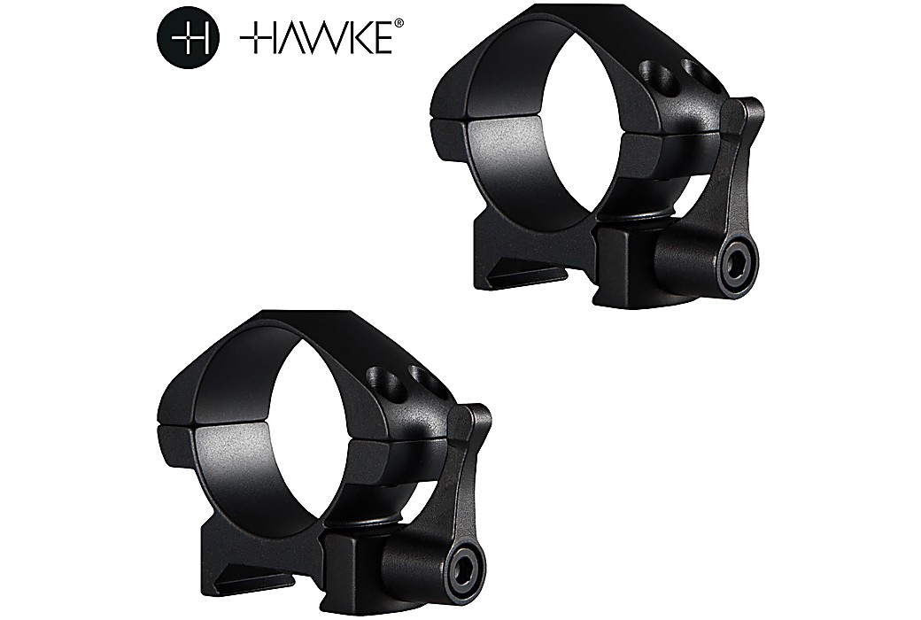 HAWKE PRECISION MONTURAS ACERO 30mm 2PC WEAVER BAJA - LIBERACIÓN RÁPIDA