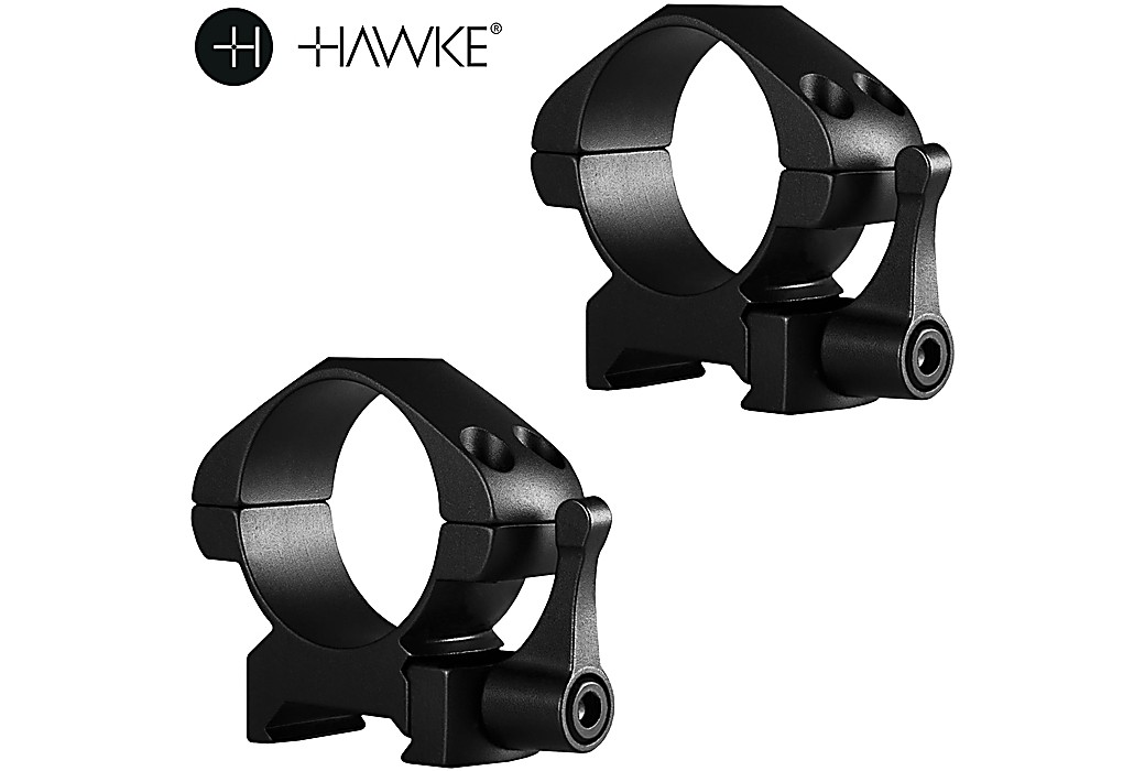 HAWKE PRECISION MONTAGENS AÇO 30mm 2PC WEAVER MEDIA - SAQUE RÁPIDO