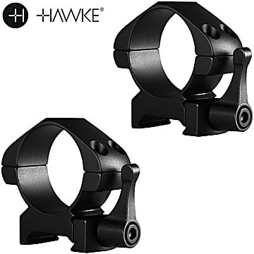 Hawke Precision Montagens Aço 30mm 2Pc Weaver Media - Saque Rápido