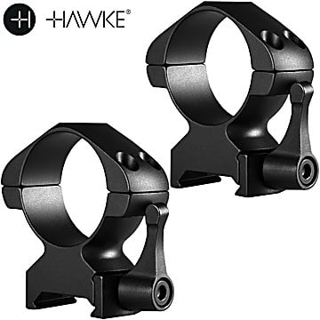 HAWKE PRECISION MONTAGENS AÇO 30mm 2PC WEAVER ALTA - SAQUE RÁPIDO