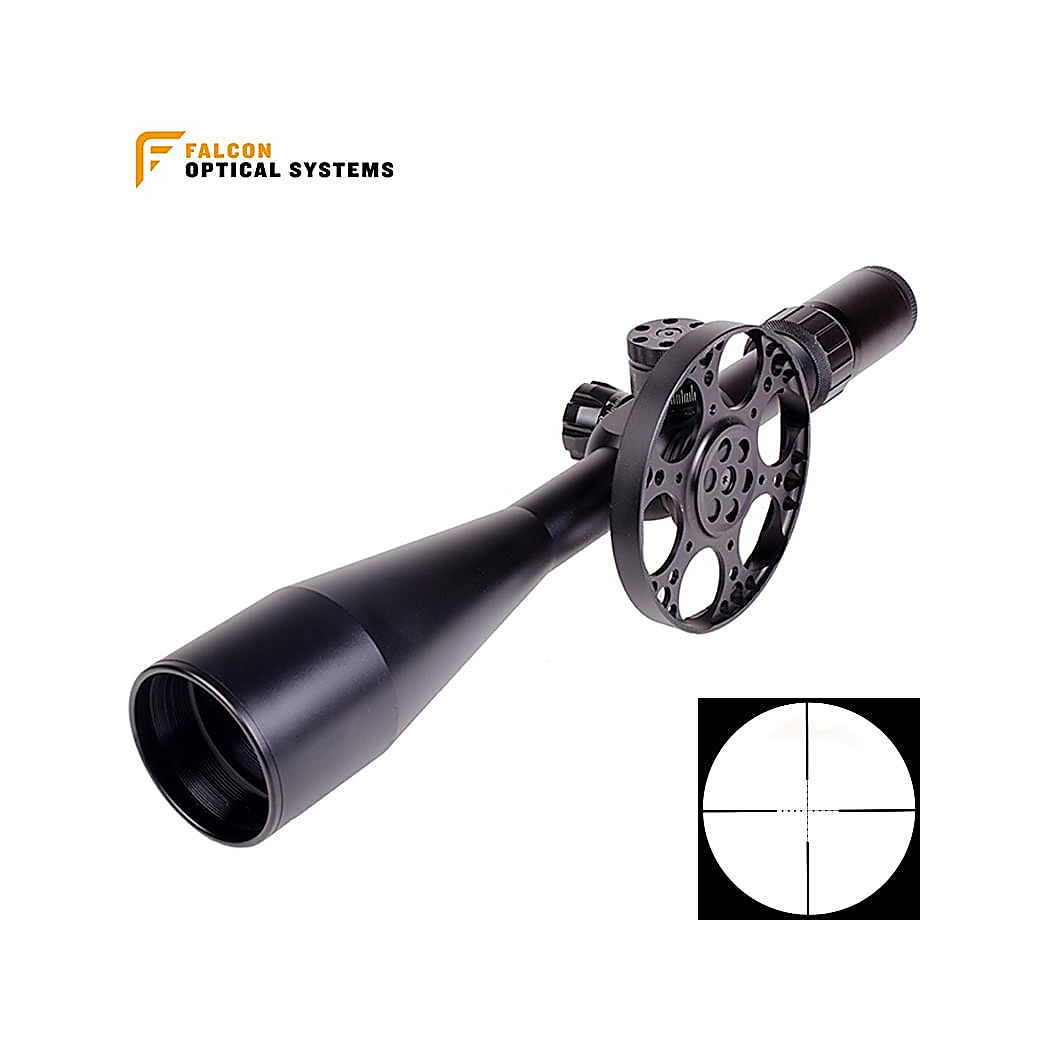 SCOPE FALCON T50+ FT BLACK 1050X60 MILDOT & Scopes Sights From