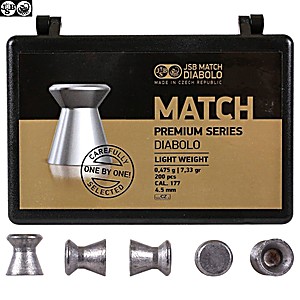 BALINES JSB MATCH PREMIUM LIGHT 200pcs 4.49mm (.177)